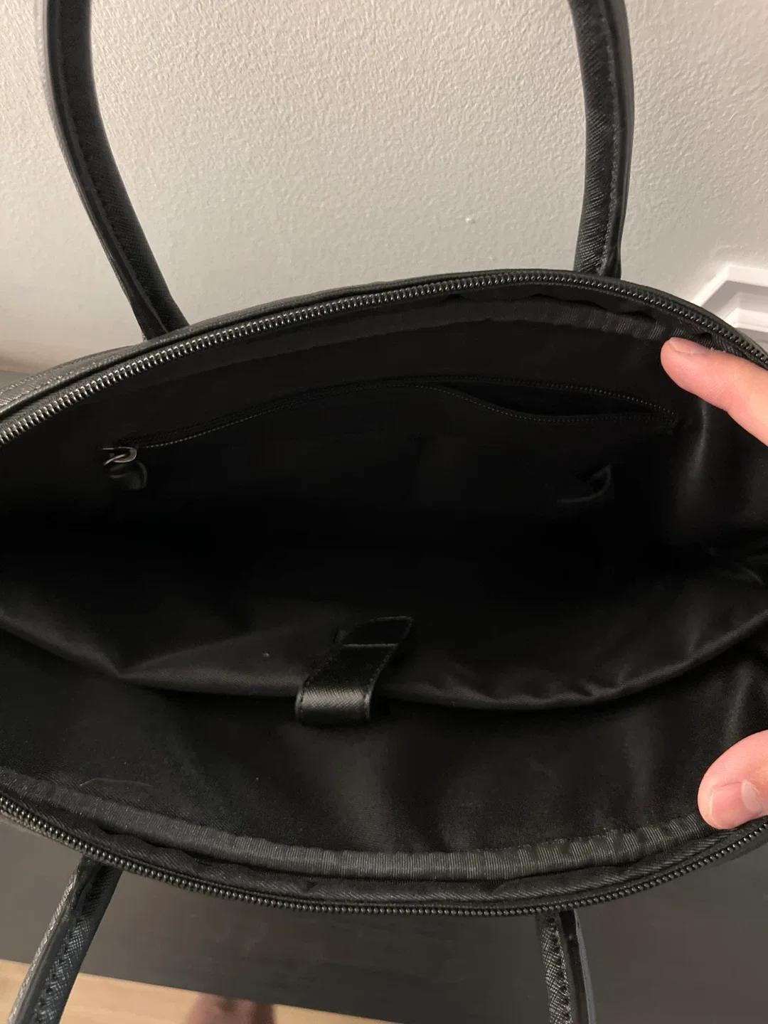 Ted Baker London Black Leather Briefcase image indicator(3)