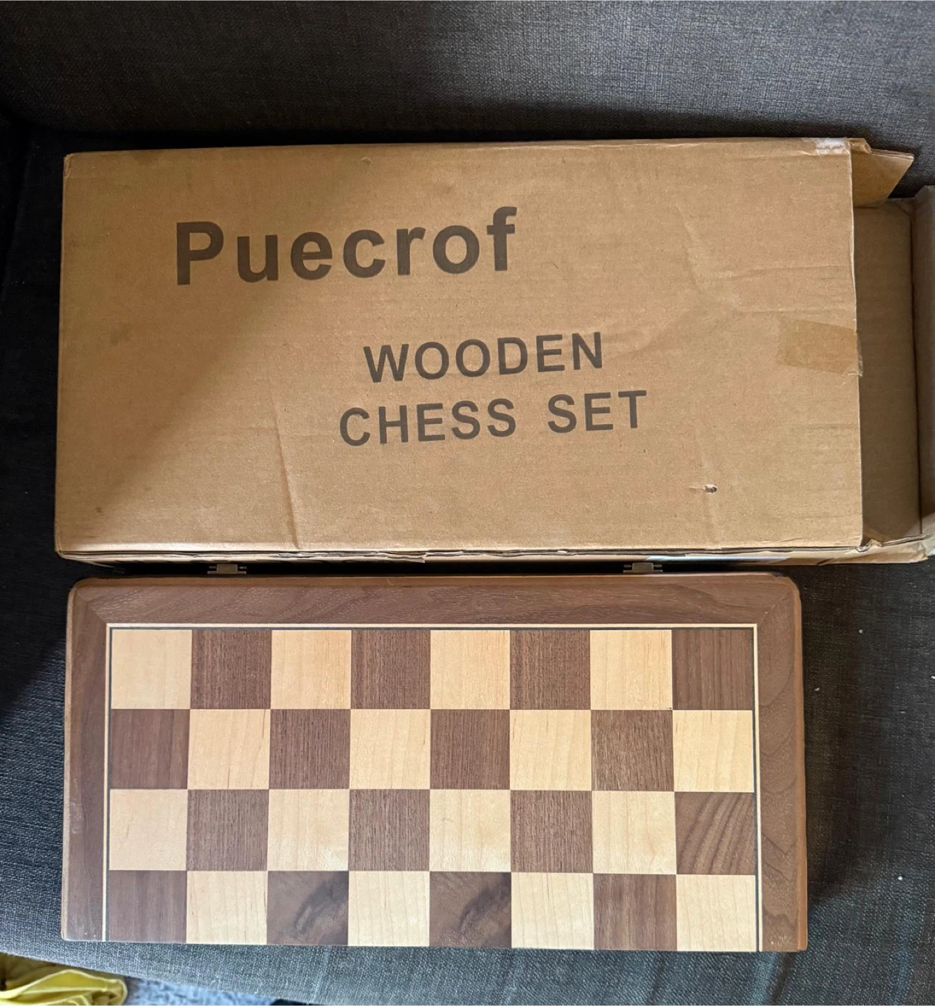Puecrof Wooden Chess Set with Box - photo 2