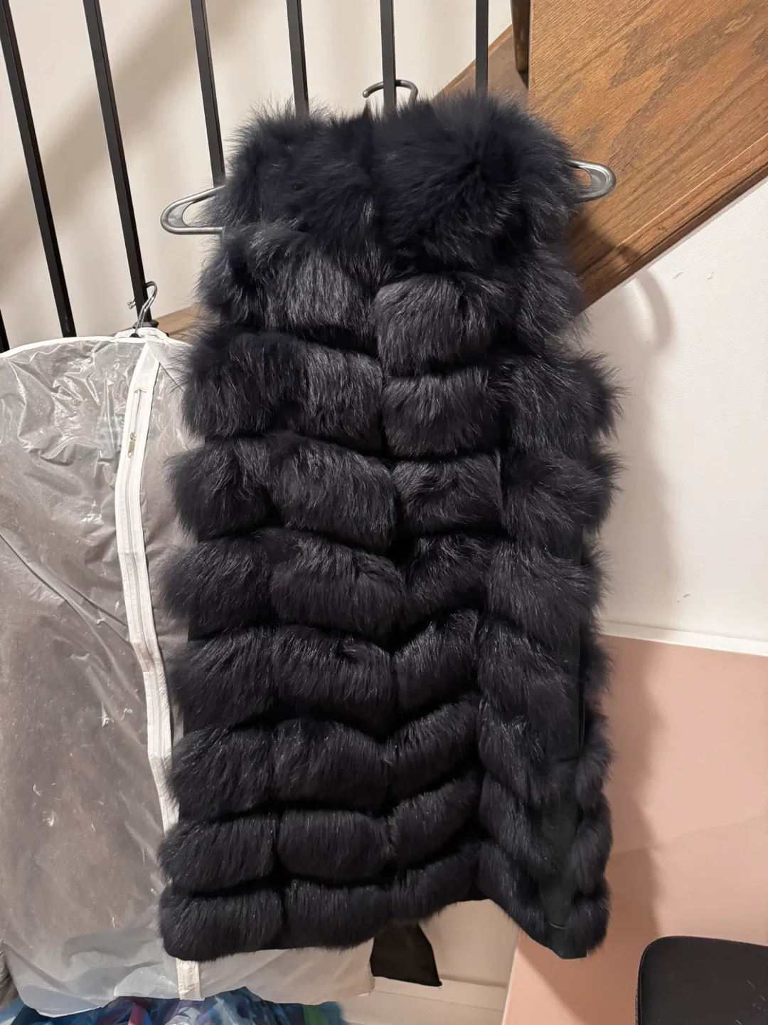 Black Fur Vest thumbnail