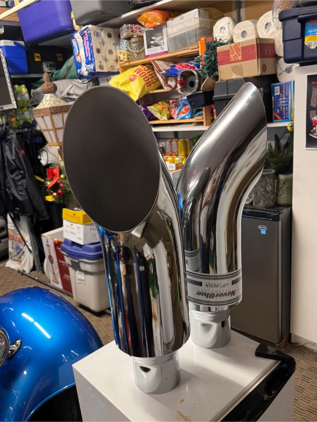 NeverBlue Lincoln Chrome Exhaust Stack image indicator(3)