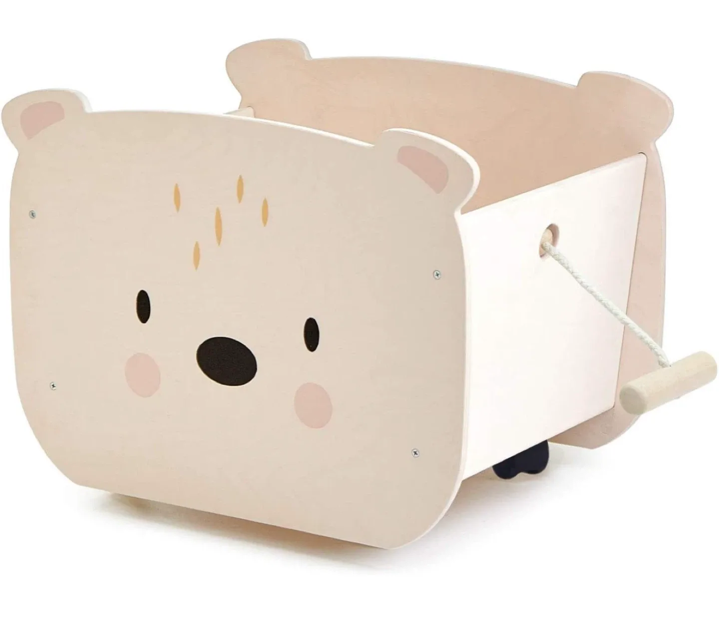 TENDER LEAF Bear Wooden Wagon Toy