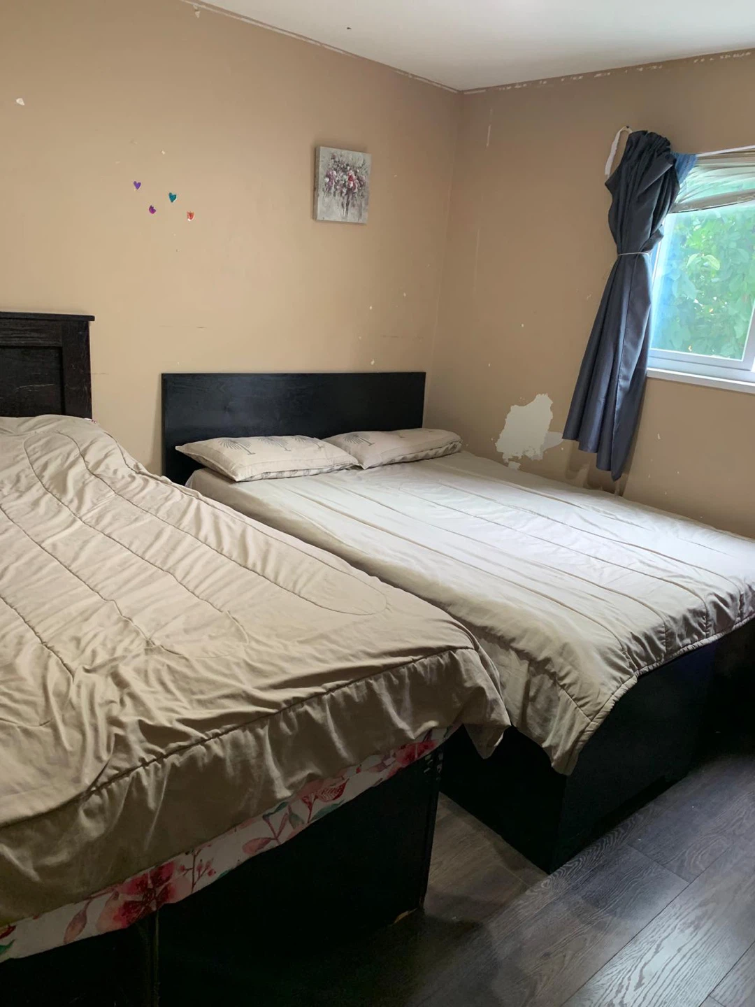 Dark Wood Queen and DoubleSize Bed - photo 2