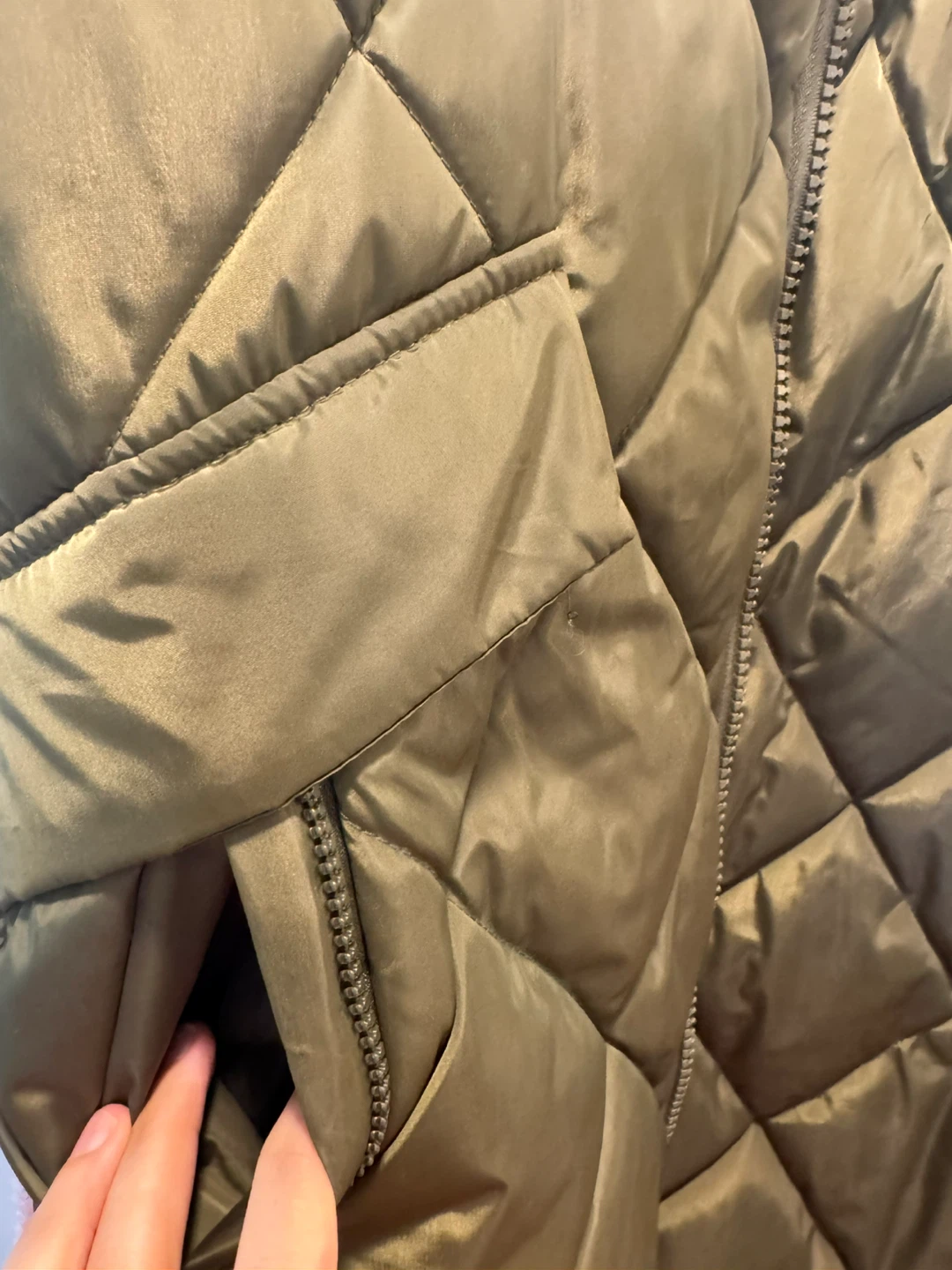 Xixisfantasy Olive Green Puffer Vest - photo 3
