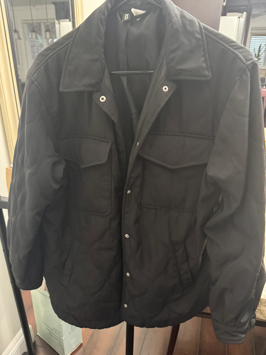H&M Divided Black Quilted Jacket - Size S - photo 4