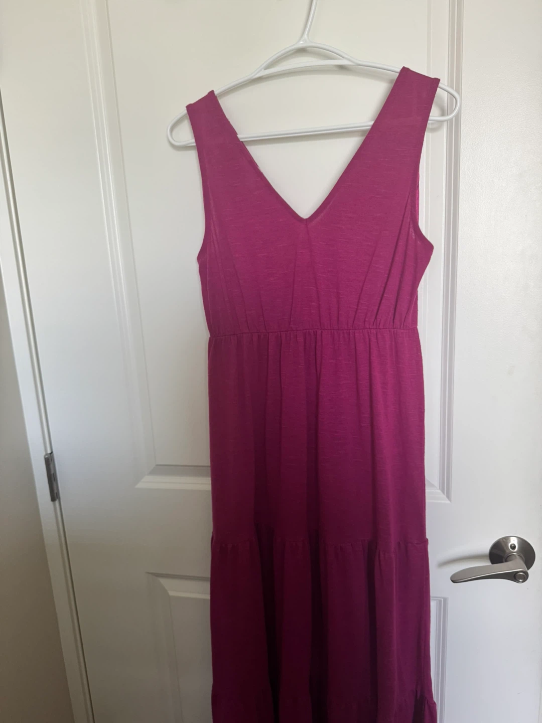 Magenta Sleeveless Maxi Dress - photo 2