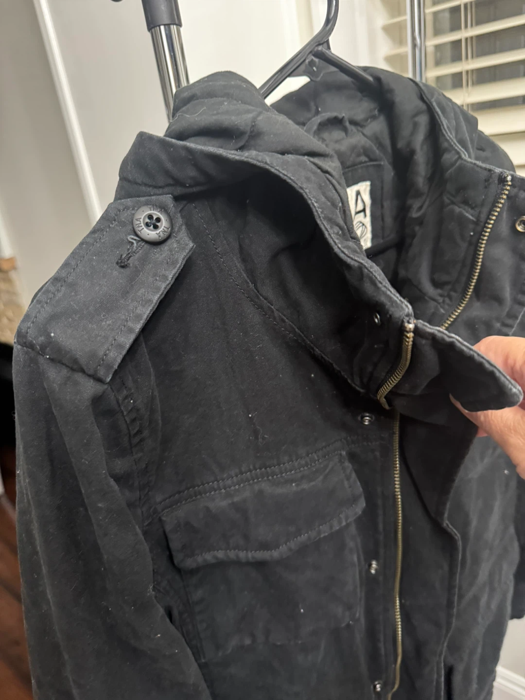 TNA Black Jacket Size Small - photo 4
