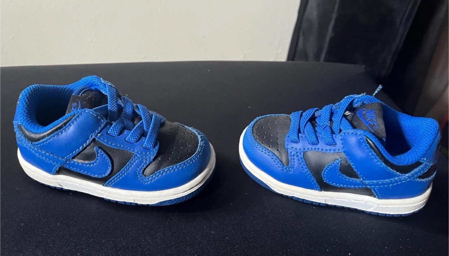Nike Dunk Low Toddler Shoes - Blue/Black