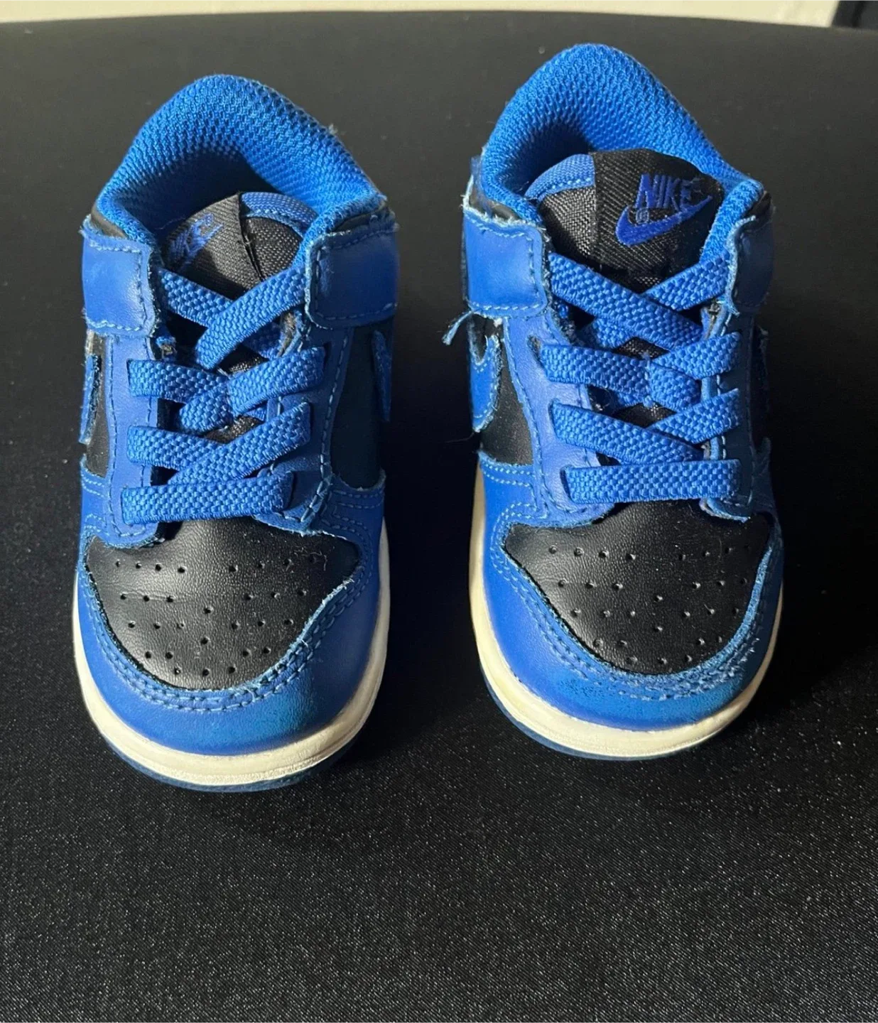 Nike Dunk Low Toddler Shoes - Blue/Black image indicator(2)