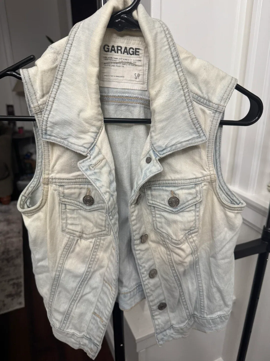 Garage Denim Vest - Size S/P thumbnail