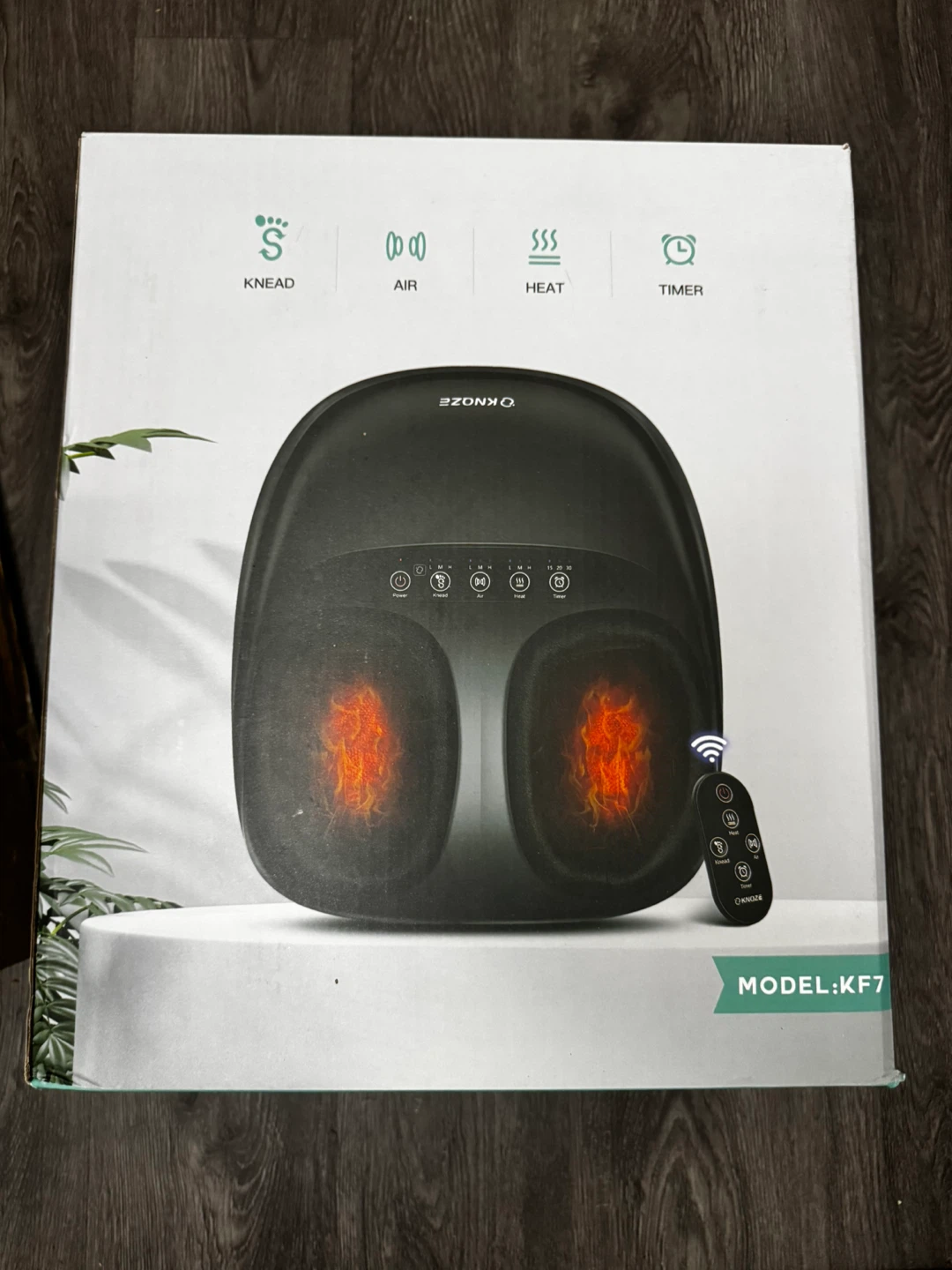 Knoze Foot Massager Machine KF7 - Like New! - photo 2