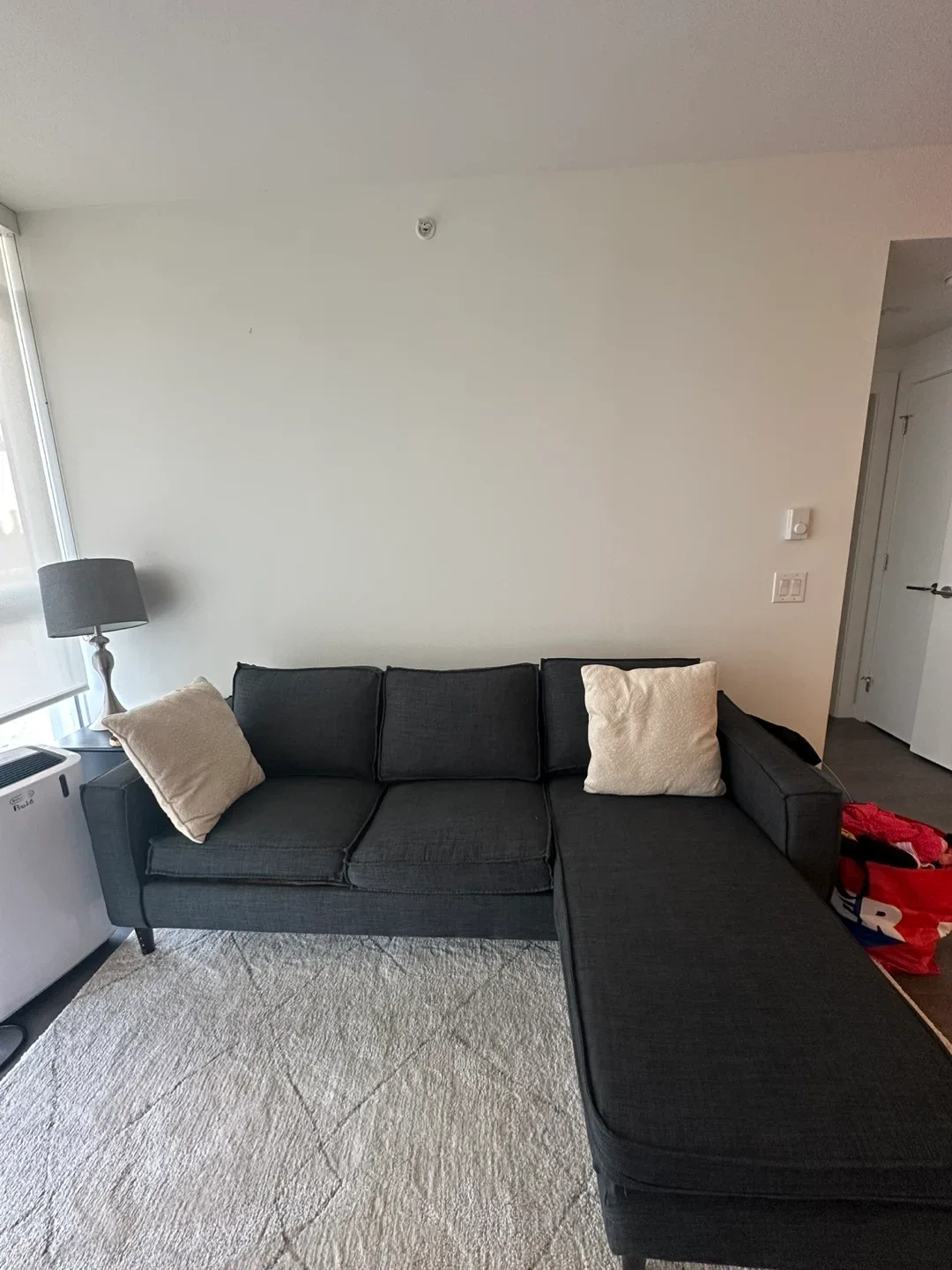 Dark Grey Sectional Sofa image indicator(4)