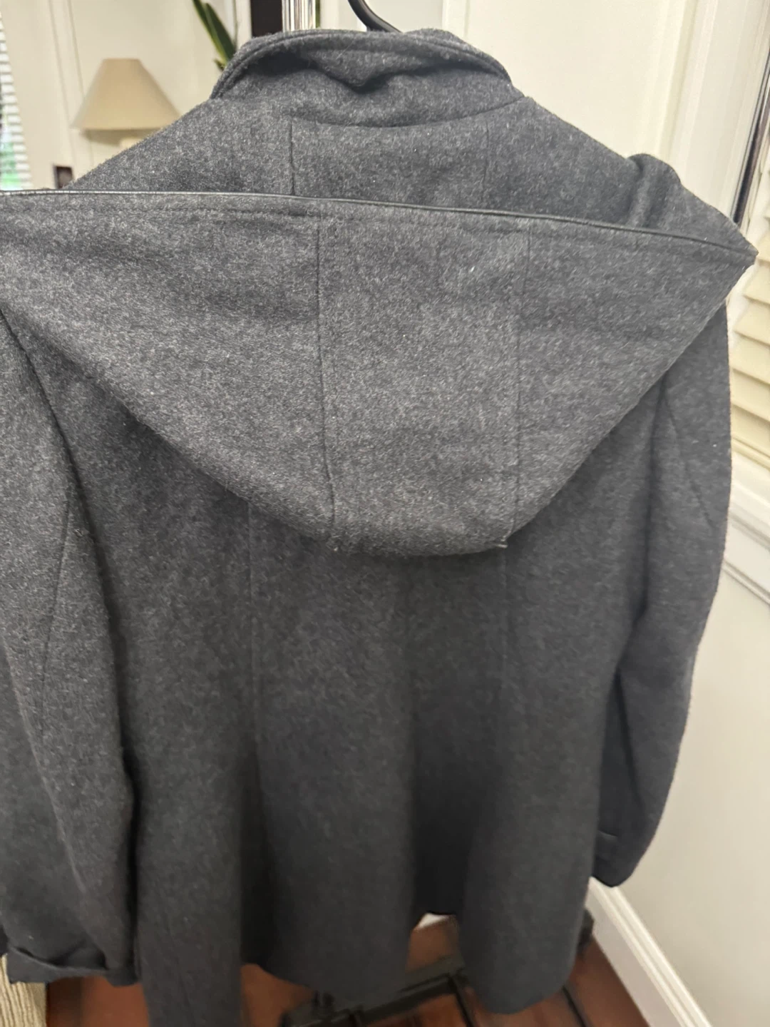 Laundry by Shelli Segal Grey Wool Duffle Coat - photo 3