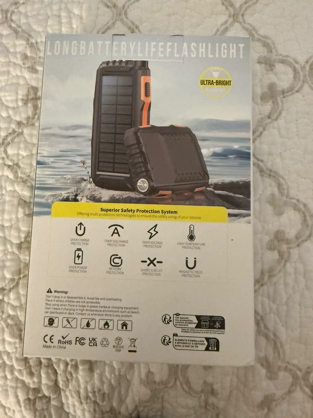Solar-In Portable Solar Power Bank Charger image indicator(2)