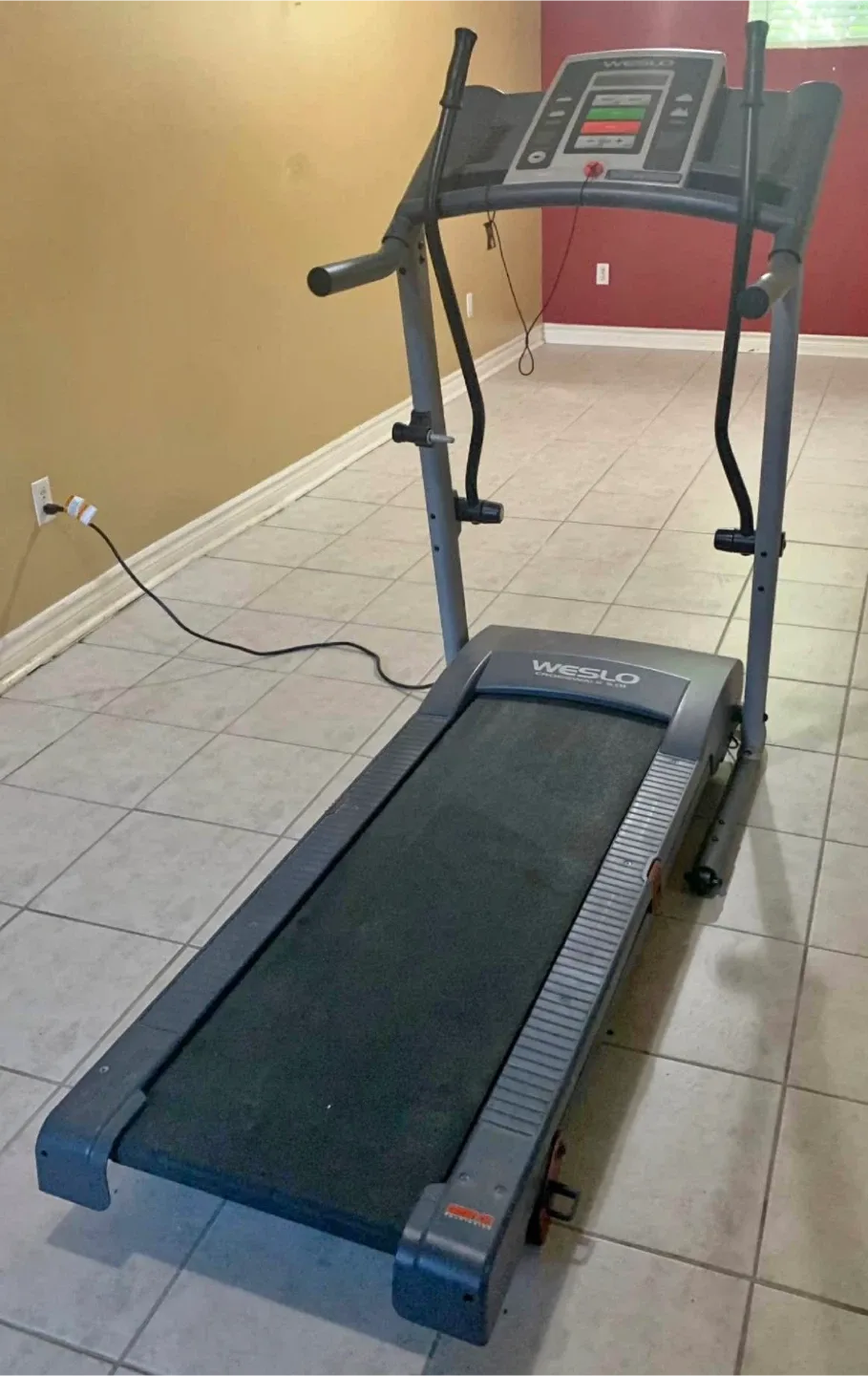 Weslo Treadmill image indicator(2)