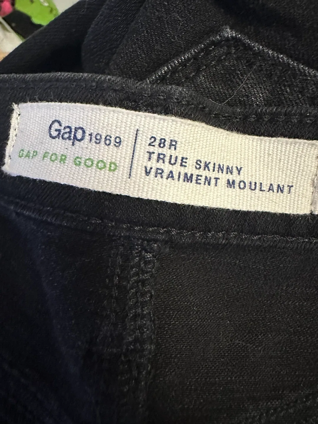 GAP Black Denim Jeans image indicator(3)