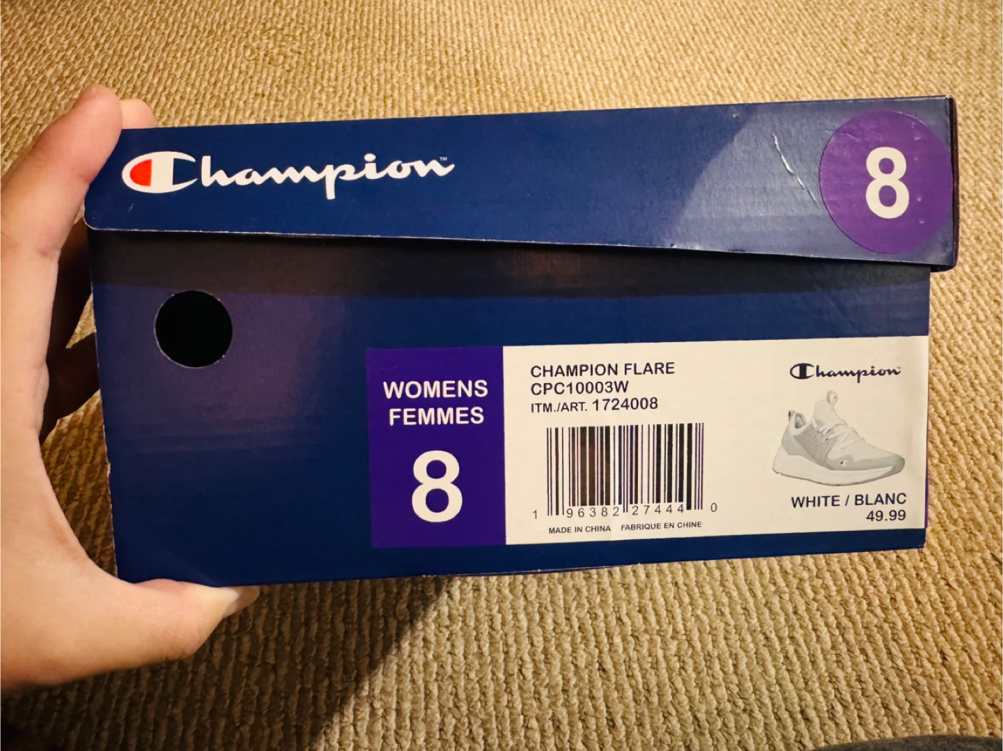 Champion Flare Women’s Sneakers – Size 8 – White – $40 - photo 5