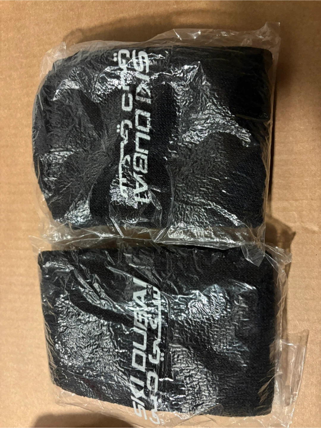 Two pairs of Ski Dubai black socks -new