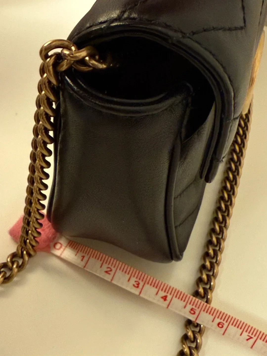 Gucci GG Marmont Mini Shoulder Bag - Black image indicator(5)