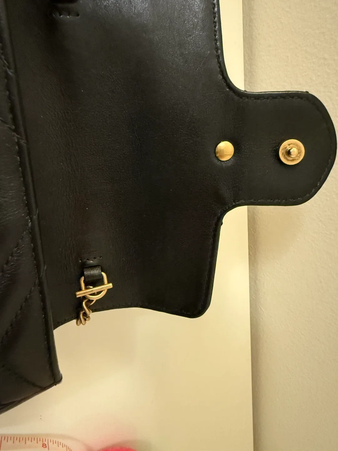 Gucci GG Marmont Mini Shoulder Bag - Black image indicator(4)