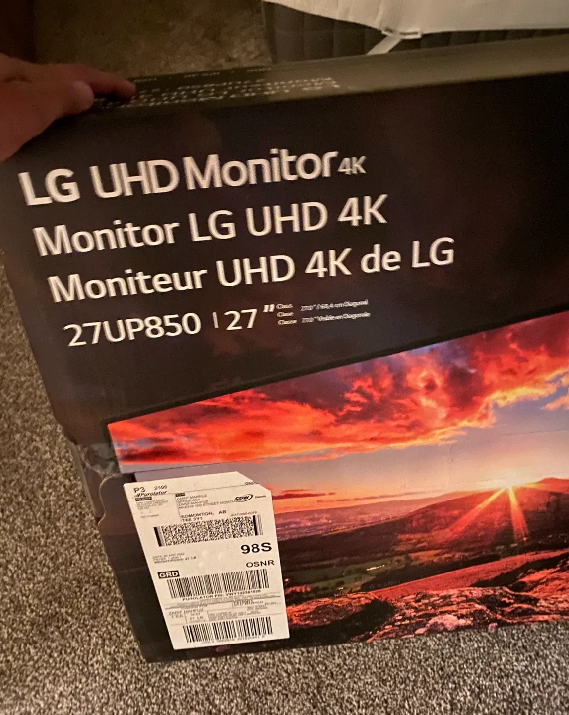 LG UHD 4K Monitor 27UP850 27 inch thumbnail