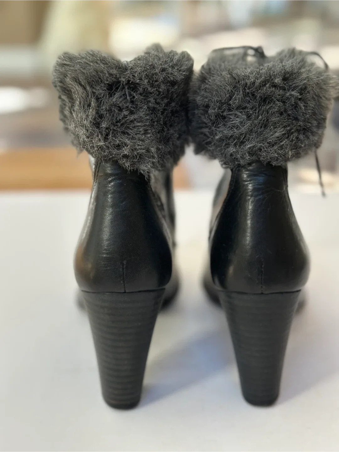 AXARA PARIS  Lace-Up Ankle Boots NEW !! Sz: EUR 40/US 9-9.5 image indicator(4)