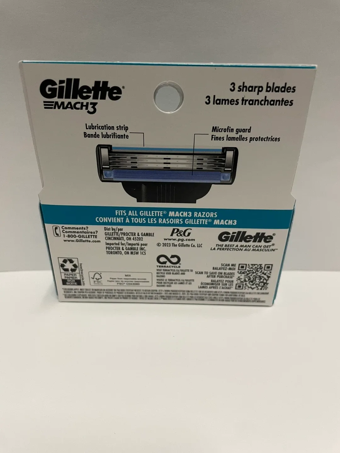Gillette Mach3 Razor Cartridges - 5 Pack image indicator(2)