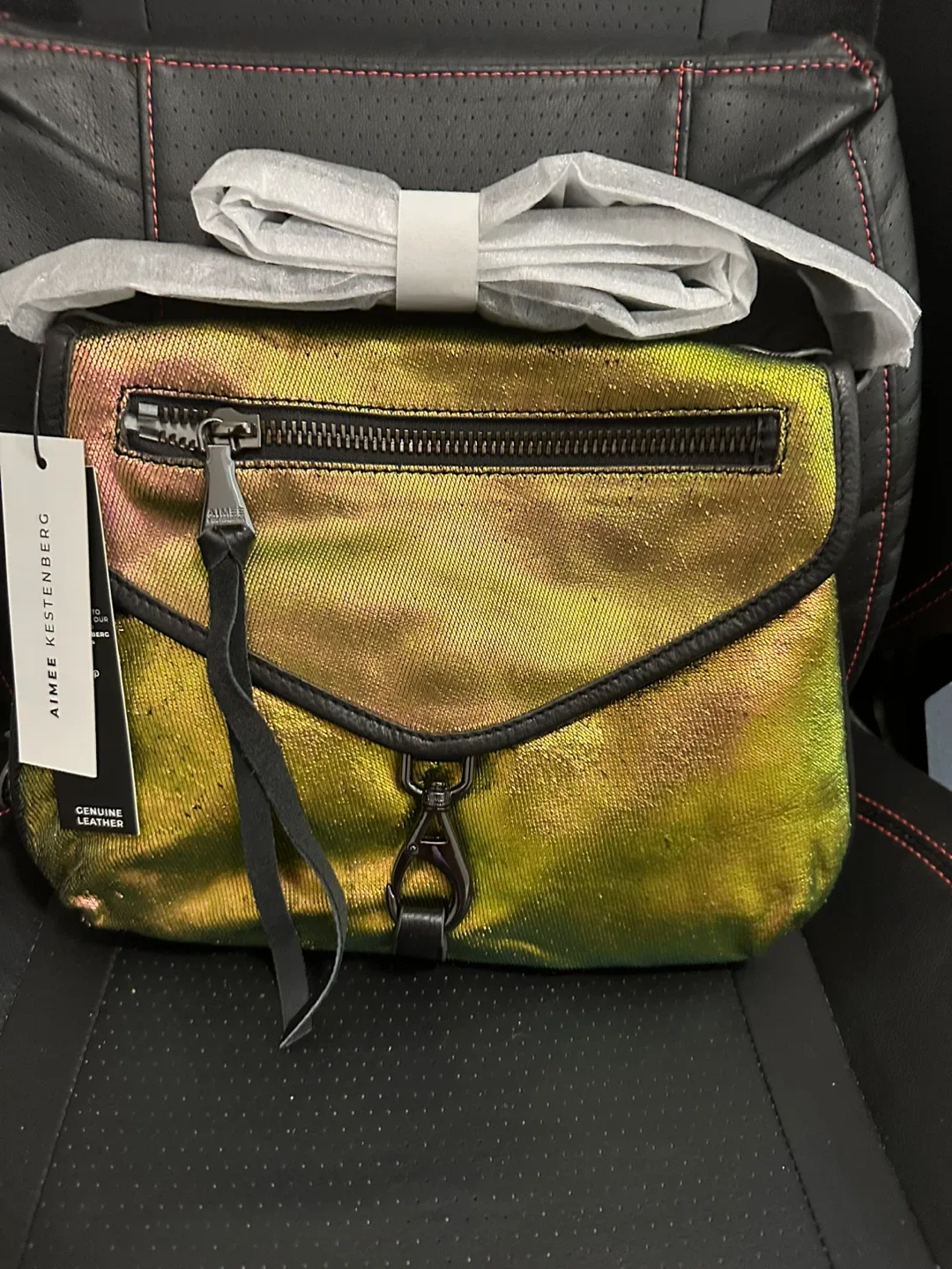 New Aimee Kestenberg Genuine Leather Crossbody Bag thumbnail