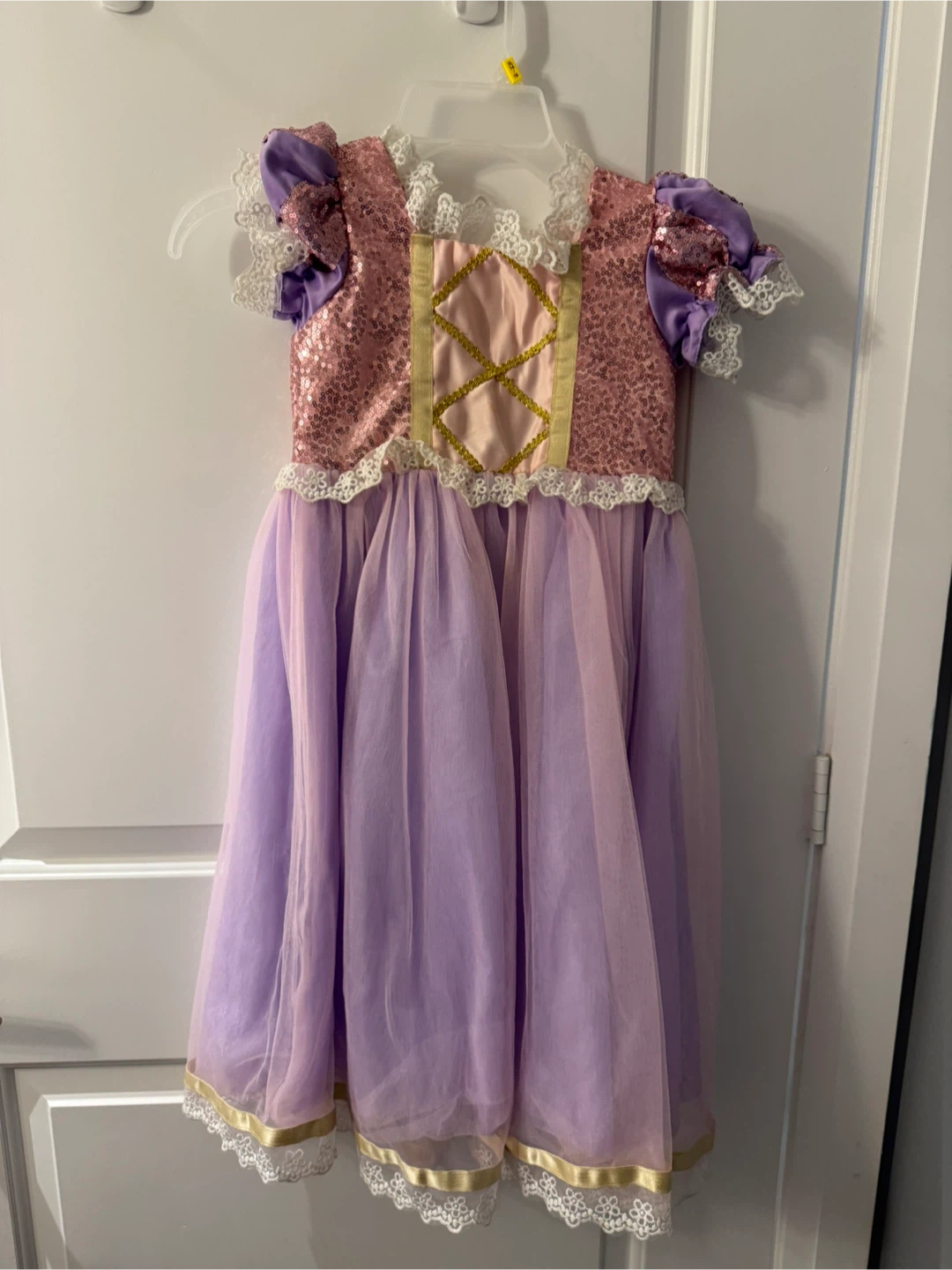 Rapunzel Costume Dress, Size 5/6