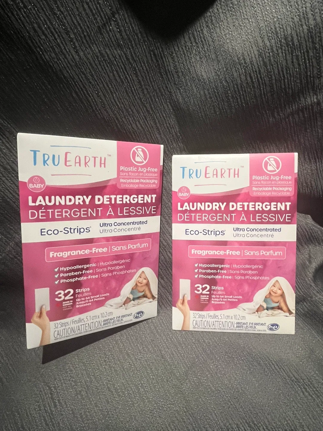 Tru Earth Baby Laundry Detergent Eco-Strips, Fragrance-Free thumbnail