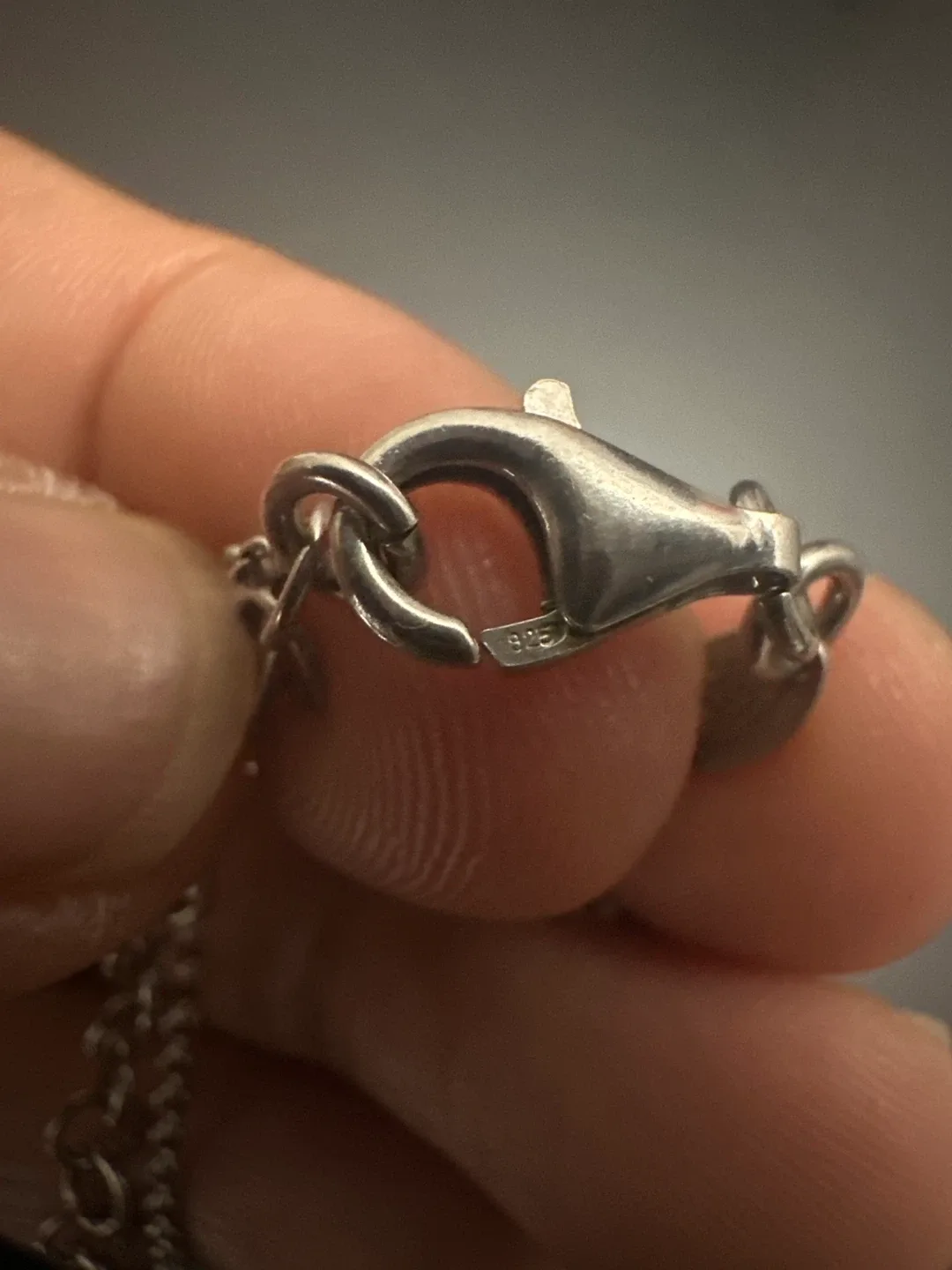 925 Silver Moon Pendant Necklace by DYADEMA image indicator(3)