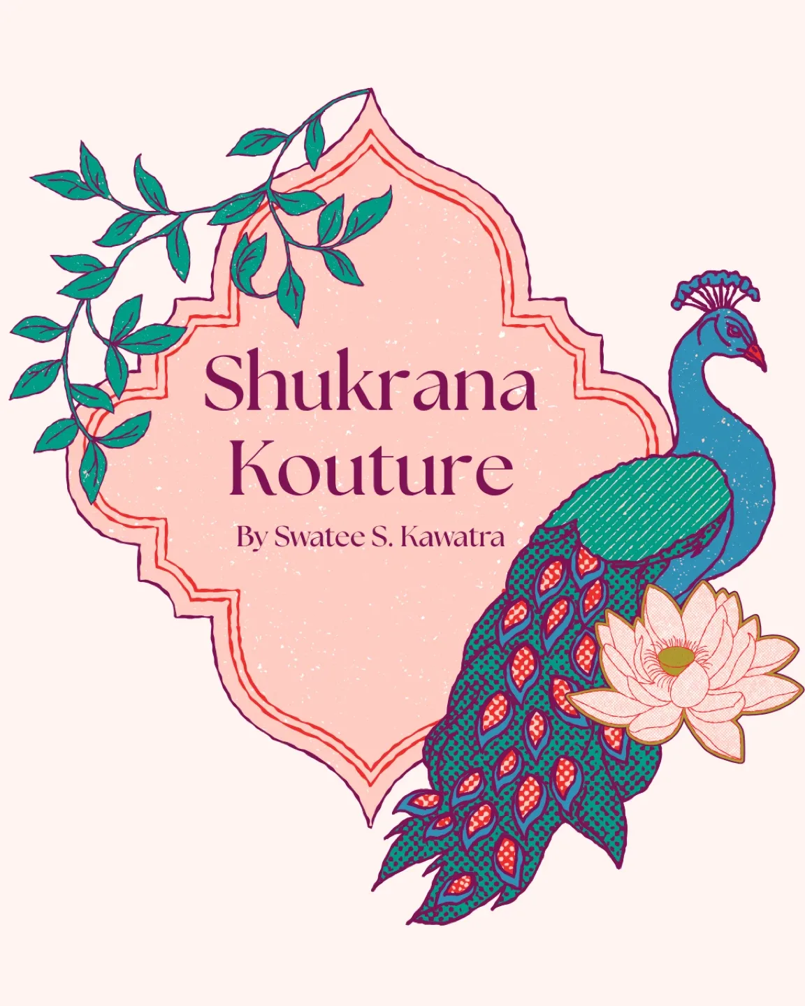 Shukrana Kouture Red Embroidered Suit image indicator(9)