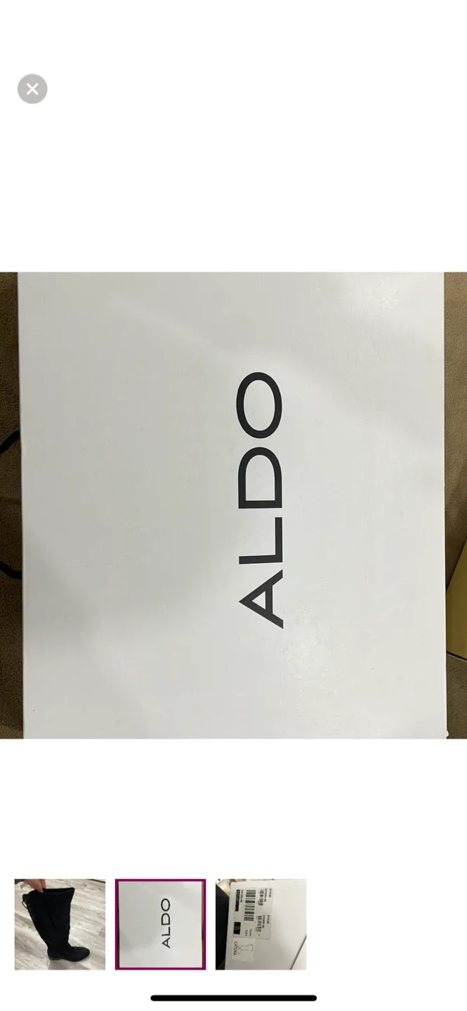 Aldo Black Knee High Boots, Size 8 image indicator(3)