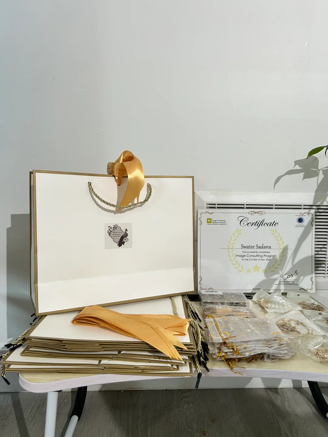 Shukrana Kouture Red Embroidered Suit image indicator(10)