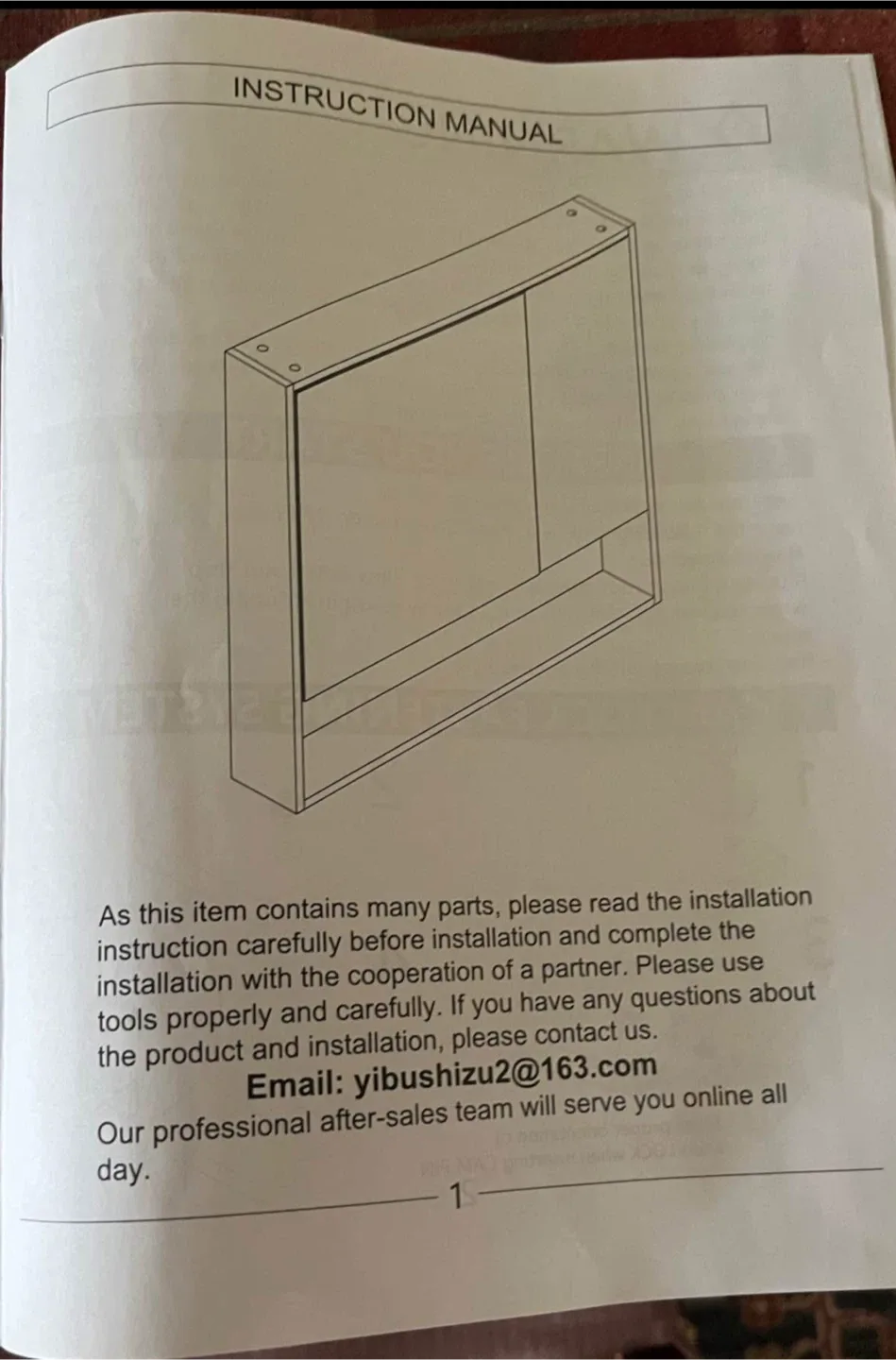 New White Bathroom Medicine Cabinet /will take to storage soon image indicator(4)