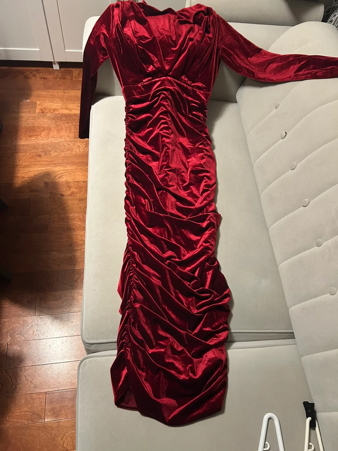 Red Velvet Dress