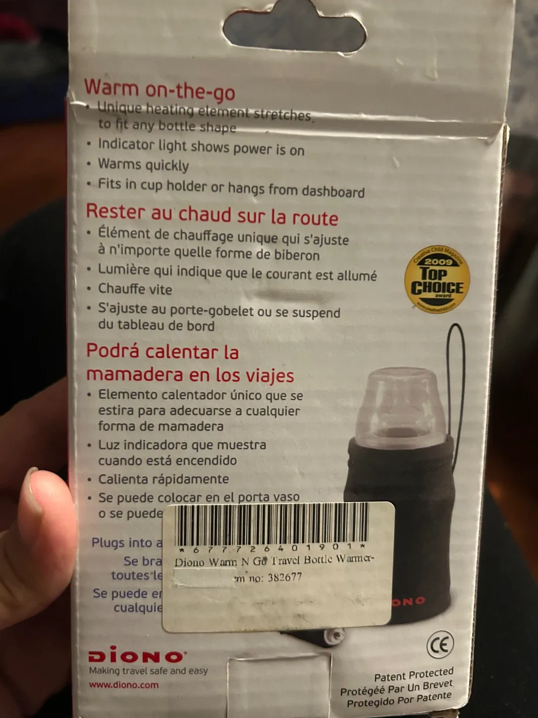 Diono Warm'n'Go Travel Bottle Warmer image indicator(2)