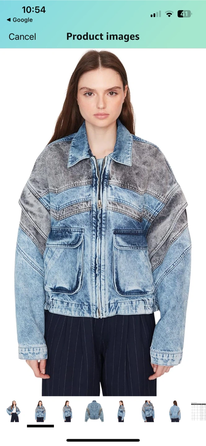 Sagaza Studio Grey/Blue Denim Jacket - photo 5