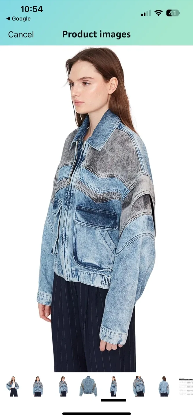 Sagaza Studio Grey/Blue Denim Jacket image indicator(8)