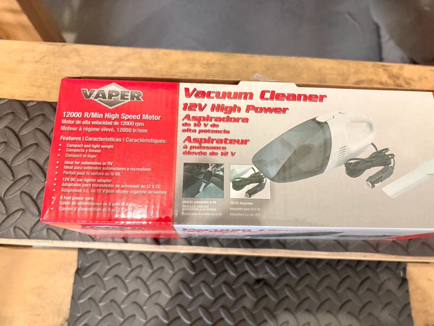 Vaper 12V High Power Vacuum Cleaner - New in Box