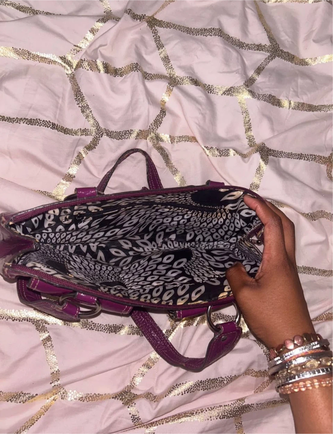y2k purple purse - photo 3