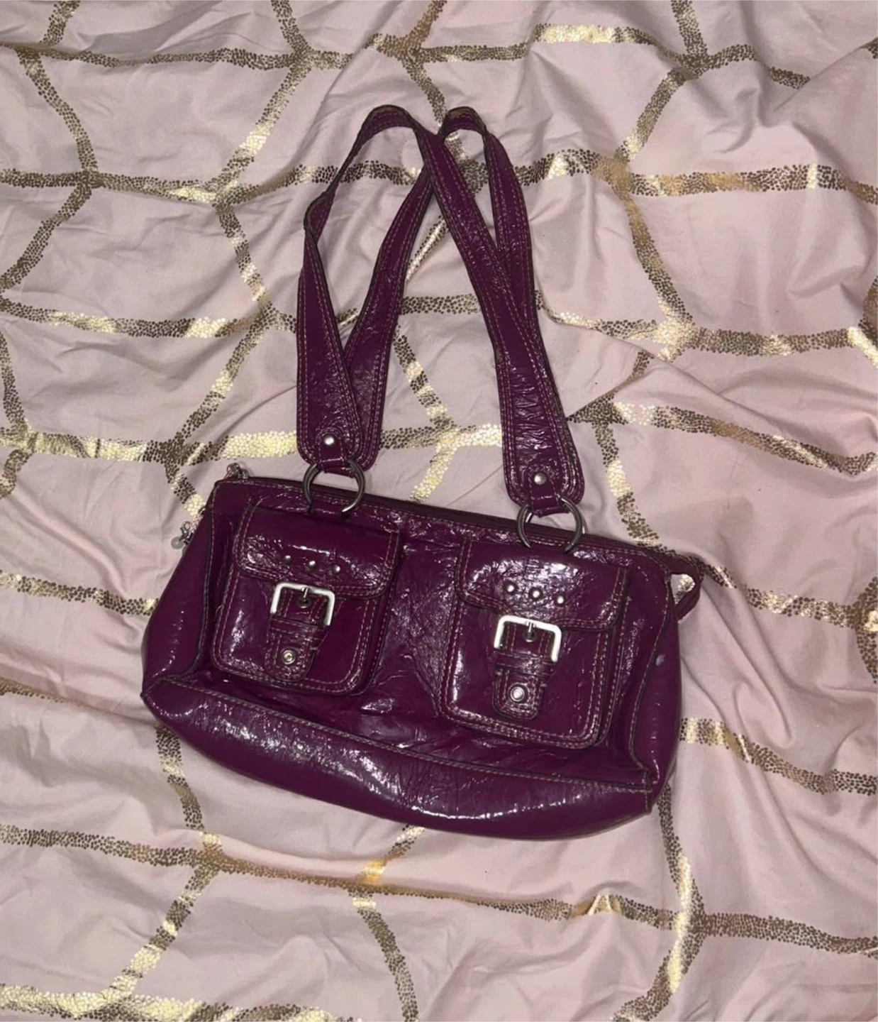 y2k purple purse