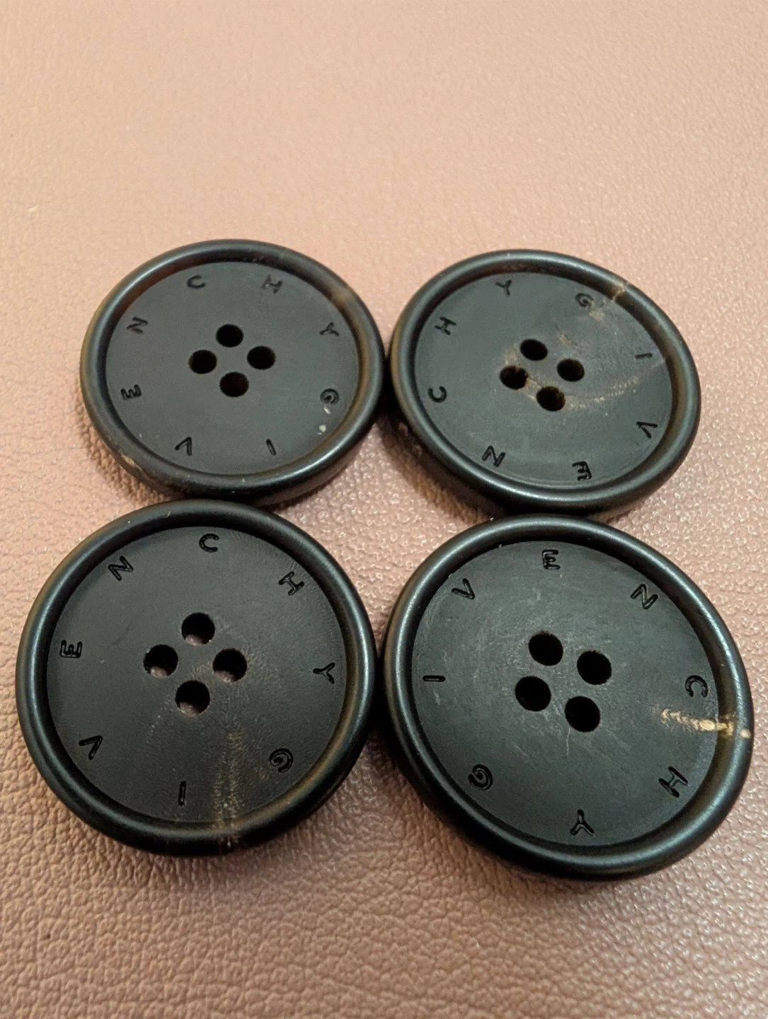 Givenchy Black Buttons