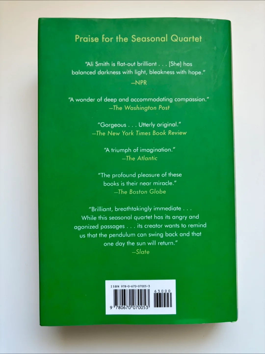 Spring by Ali Smith - Novel image indicator(6)