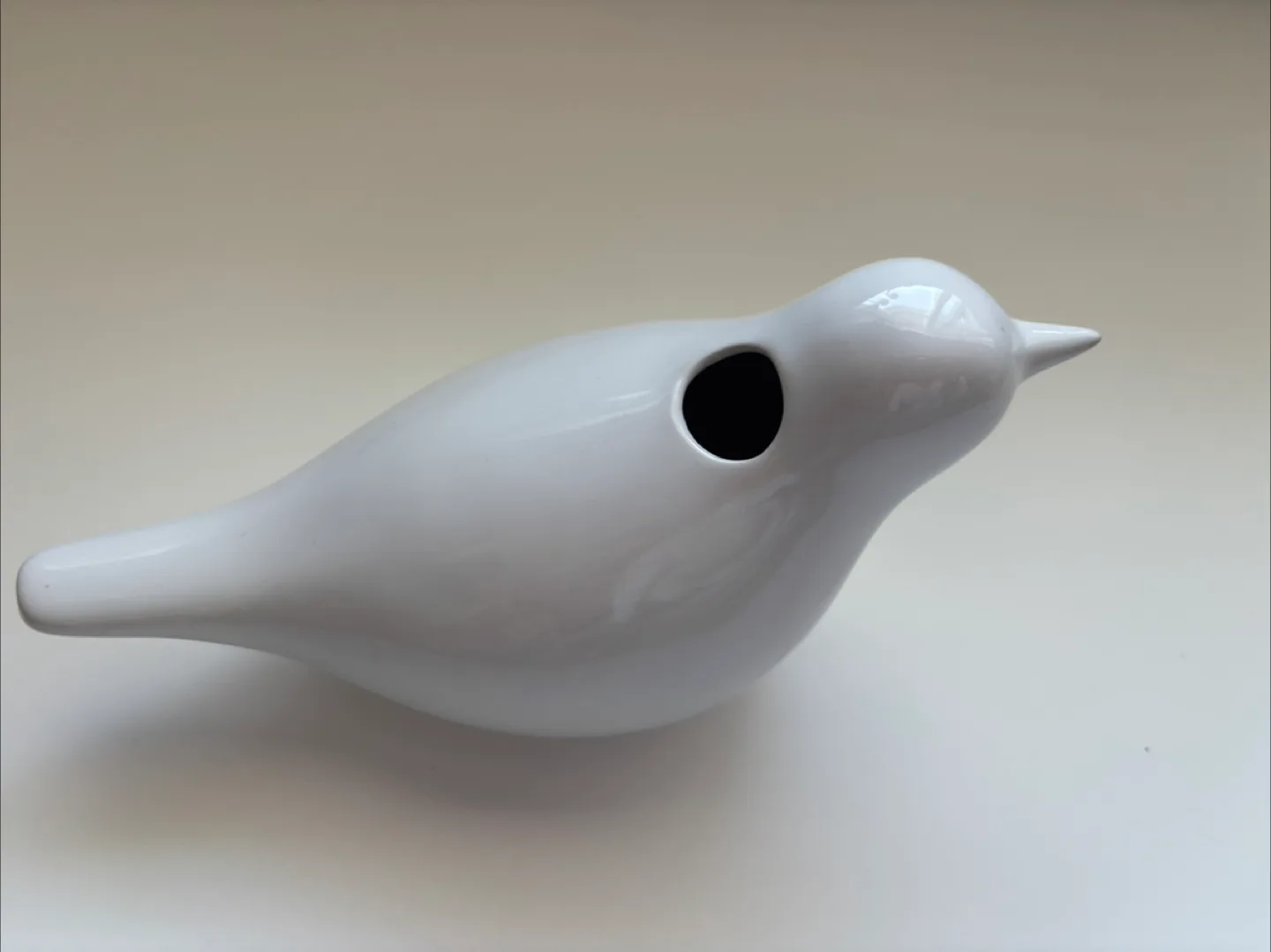 White Bird Pen Holder CERAMIC image indicator(2)