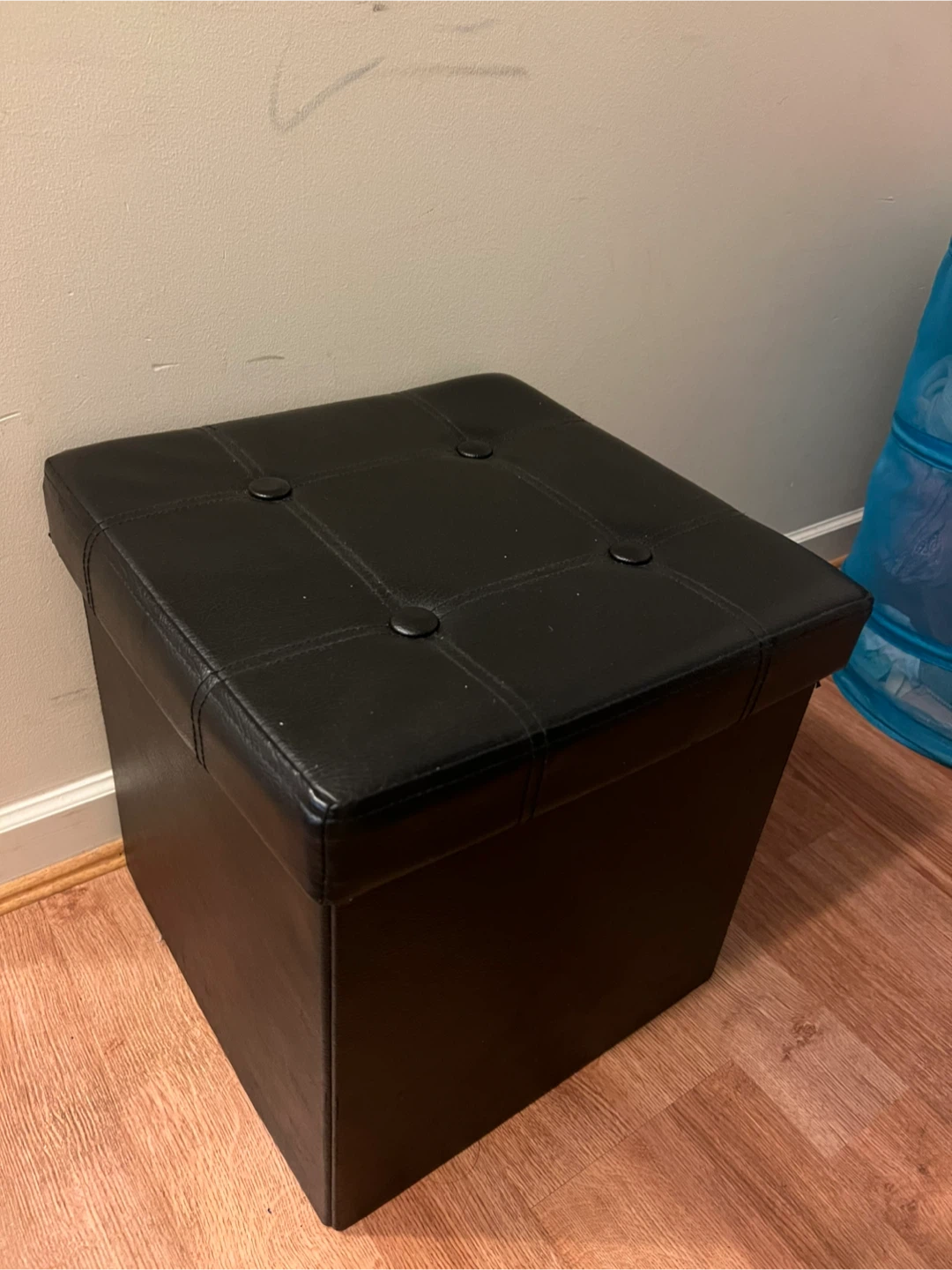 Black Storage Ottoman 15”x15” pickup Richmond