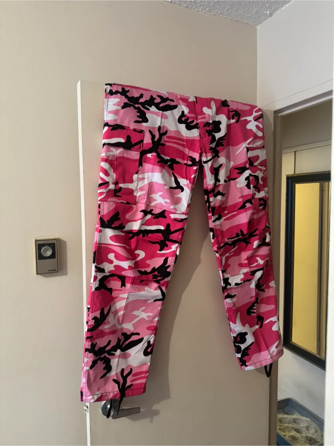 BACKBONE Mens Casual Street Fashion Camo Cargo Pants, 42W by 32L image indicator(3)