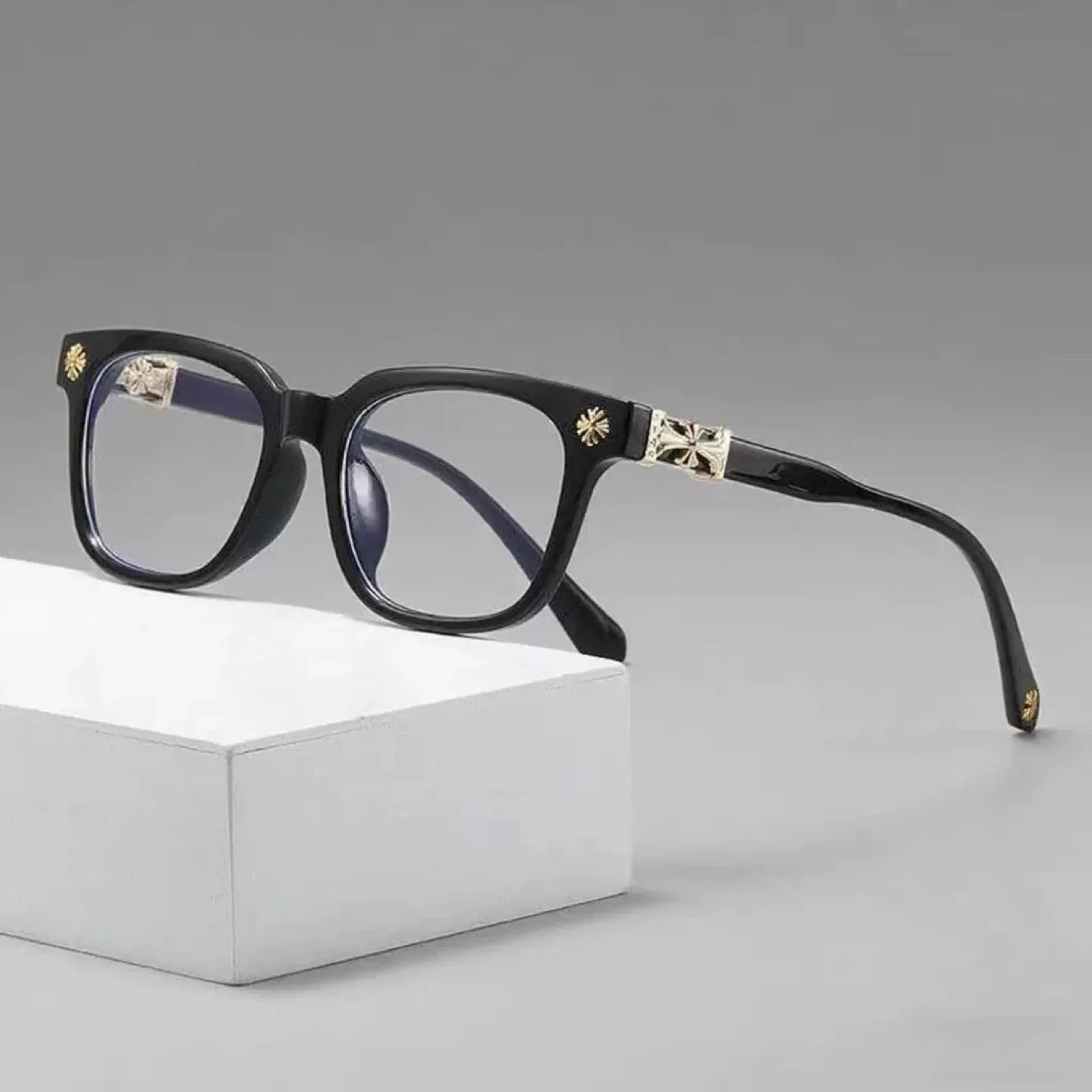 Chrome Hearts Black Frame Glasses image indicator(2)