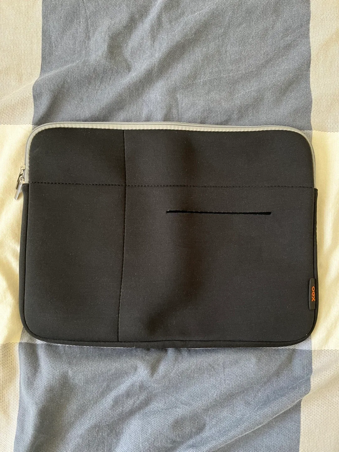 Black Laptop Sleeve with Pockets