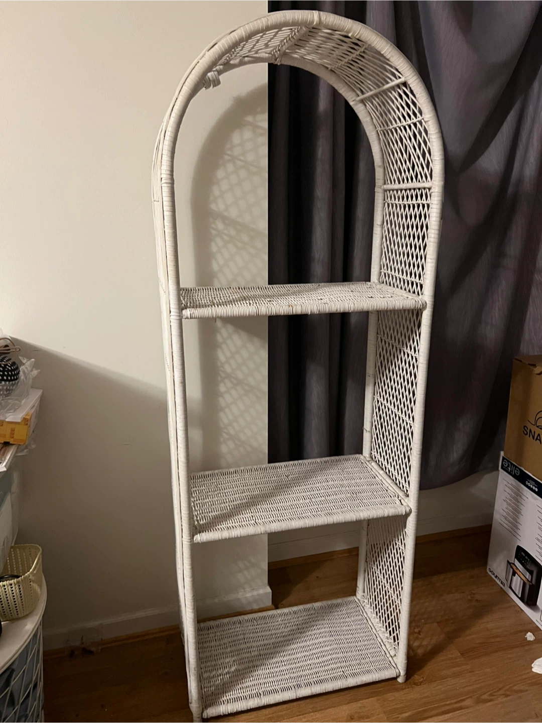 Wicker Shelf - White pickup Richmond