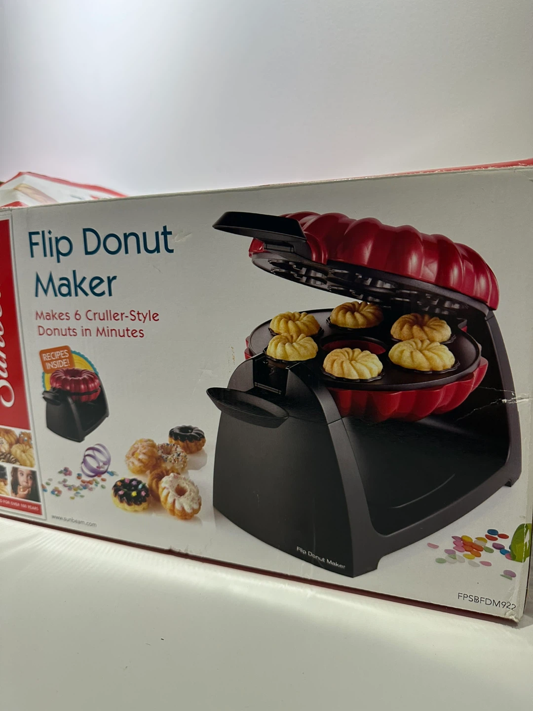 Sunbeam Flip Donut Maker - Makes 6 Donuts